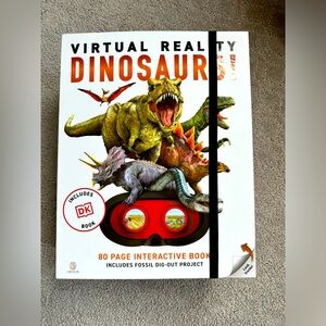 Virtual reality dinosaur activity